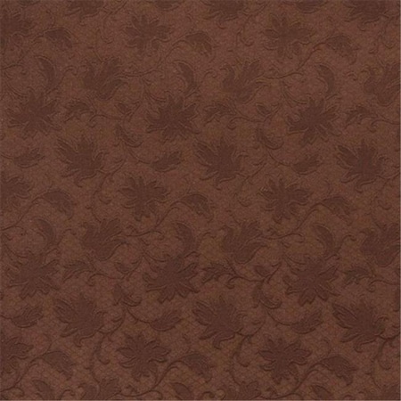 Designer Fabrics Designer Fabrics E502 54 in. Wide Brown; Floral Jacquard Woven Upholstery Grade Fabric E502